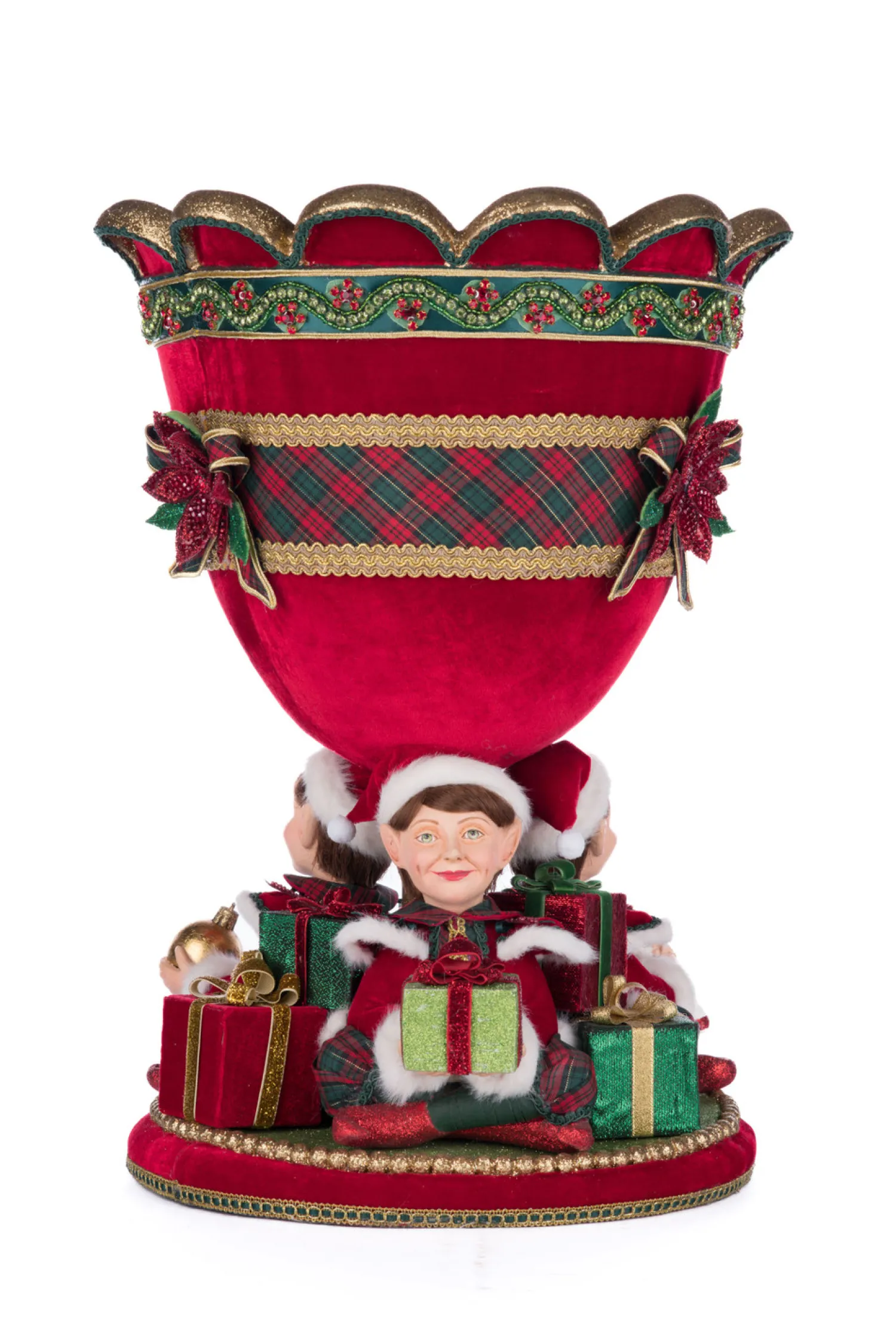 Sale The Jolly Christmas Shop Katherine's Collection 18" Holiday Magic Elf Urn Christmas Decoration 28-428321