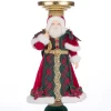 Best The Jolly Christmas Shop Katherine's Collection 13.5" Holiday Magic Santa Pillar Christmas Candle Holder 28-428324