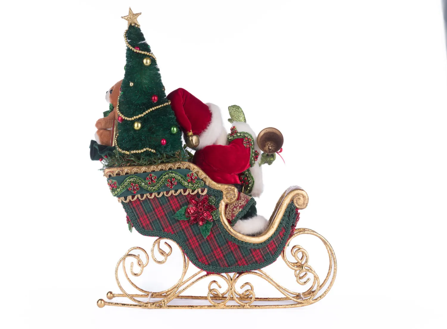 The Jolly Christmas Shop Katherine's Collection 14.5" Holiday Magic Table Top Sleigh Christmas Figure 28-428332