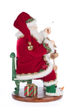 Online The Jolly Christmas Shop Katherine's Collection 14" Holiday Magic Santa With Marionette Christmas Decoration 28-428334