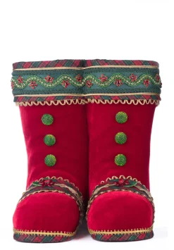 Sale The Jolly Christmas Shop Katherine's Collection 12" Holiday Magic Tabletop Boots Christmas Decoration 28-428410R