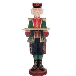 Outlet The Jolly Christmas Shop Katherine's Collection 48" Large Christmas In The City Nutcracker Doorman Server 28-328884
