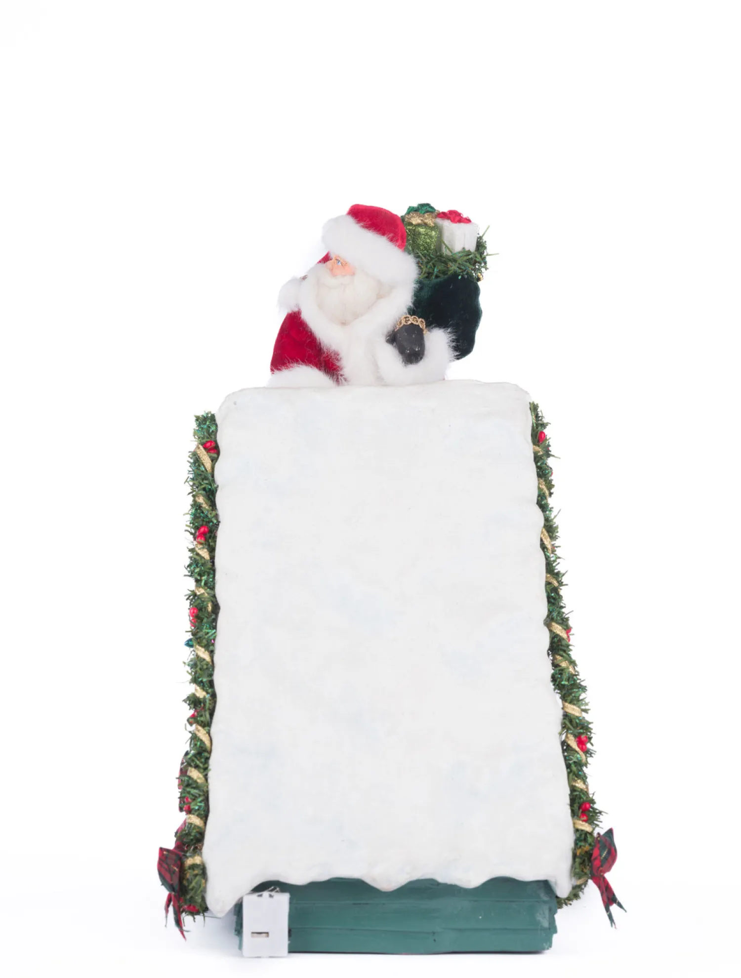 Clearance The Jolly Christmas Shop Katherine's Collection 13" Lighted Santa In Chimney Christmas Countdown Decoration 28-428277