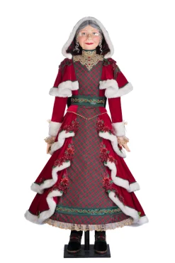 Sale The Jolly Christmas Shop Katherine's Collection 63.5" Merry Magic Life Size Mrs. Claus Christmas Doll 28-428314