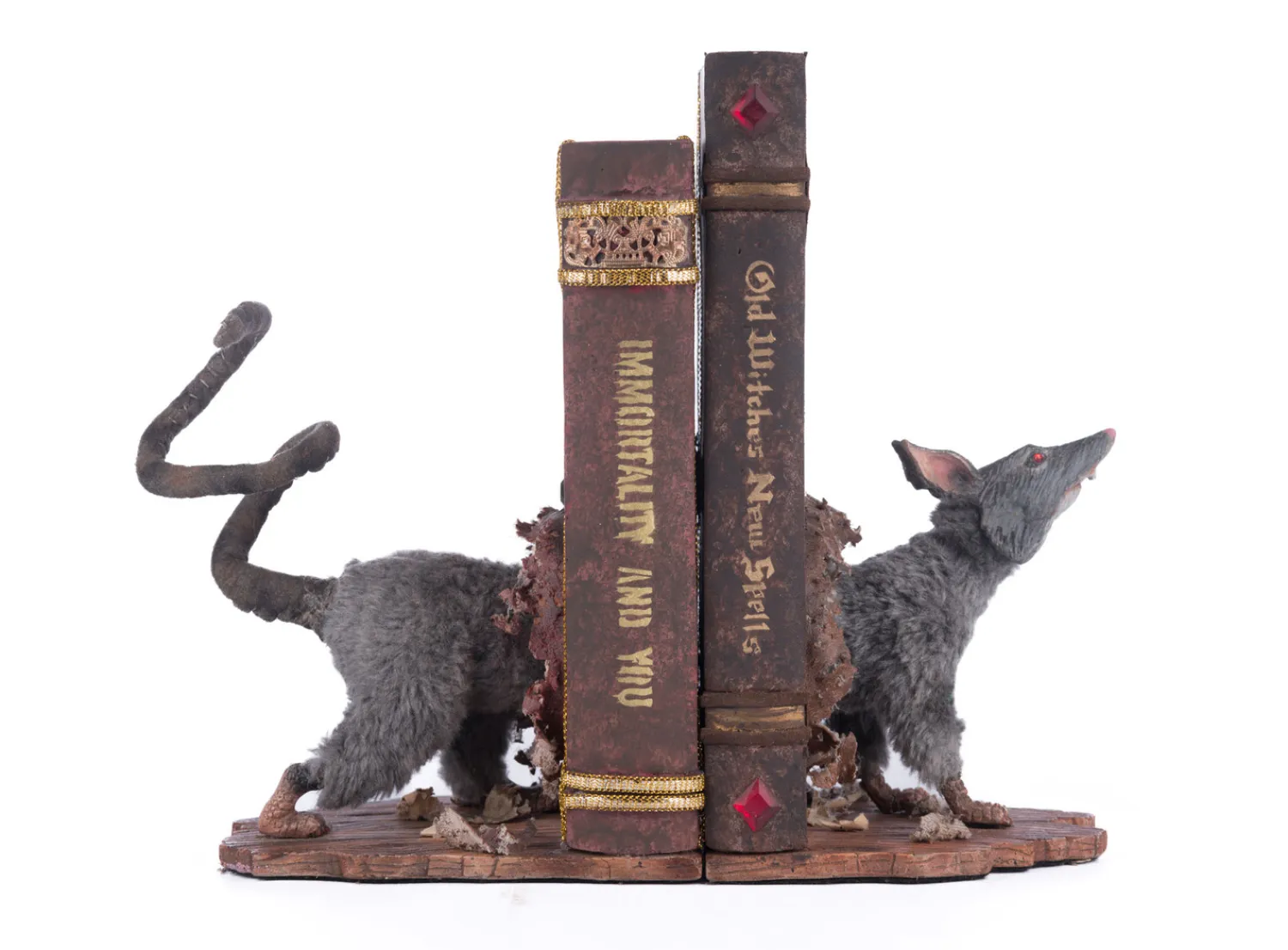 Online The Jolly Christmas Shop Katherine's Collection 13.5" Moonspell Mouse Bookends Set Halloween Decoration 28-428561