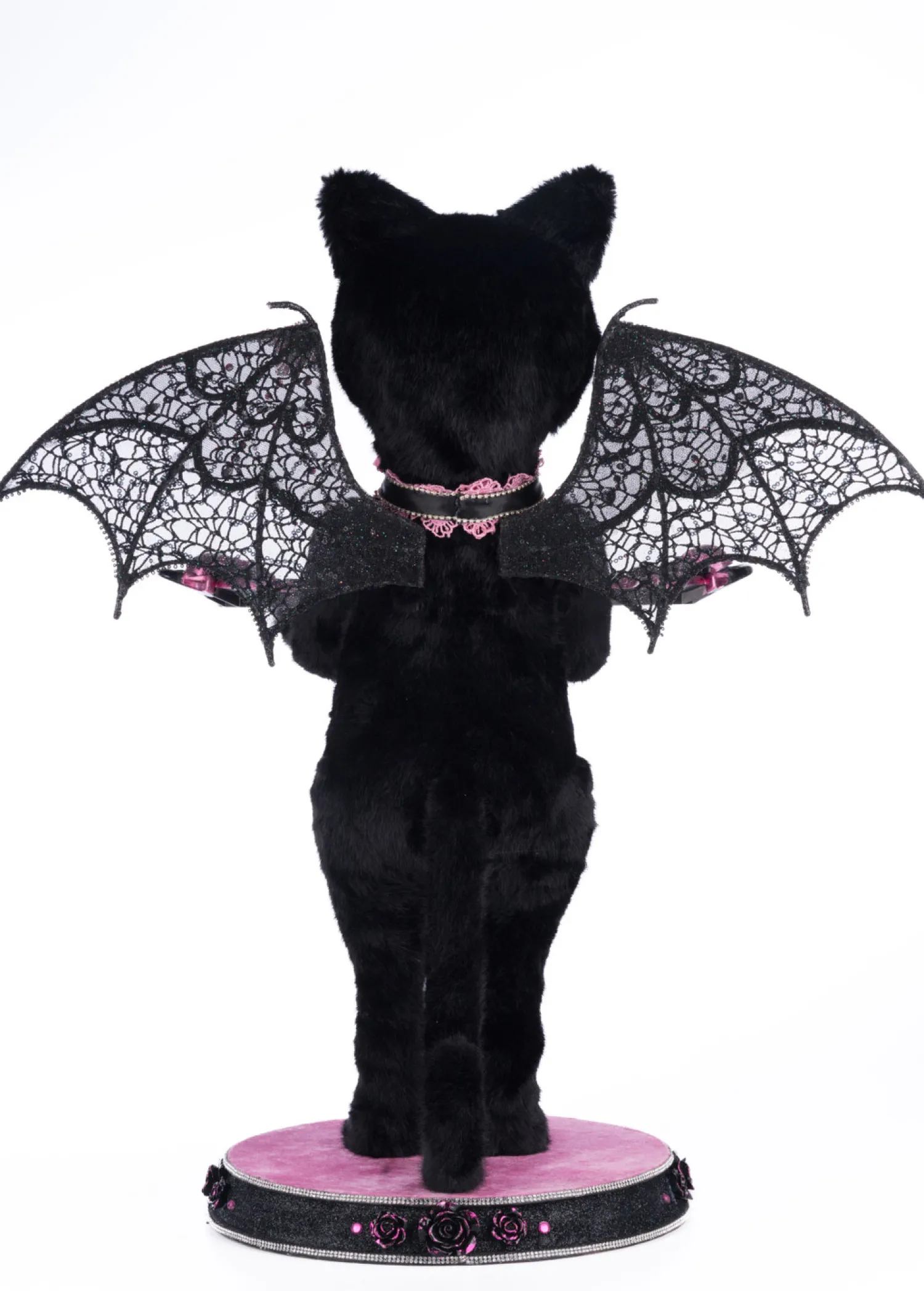 Outlet The Jolly Christmas Shop Katherine's Collection 7" Noir Cat-Bat Server Halloween Decoration 28-428139