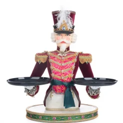 New The Jolly Christmas Shop Katherine's Collection 27" Nutcracker Server 28-328848