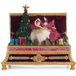The Jolly Christmas Shop Katherine's Collection 15.75" Nutcracker Dancing Hinged Box Christmas Figure 28-328862