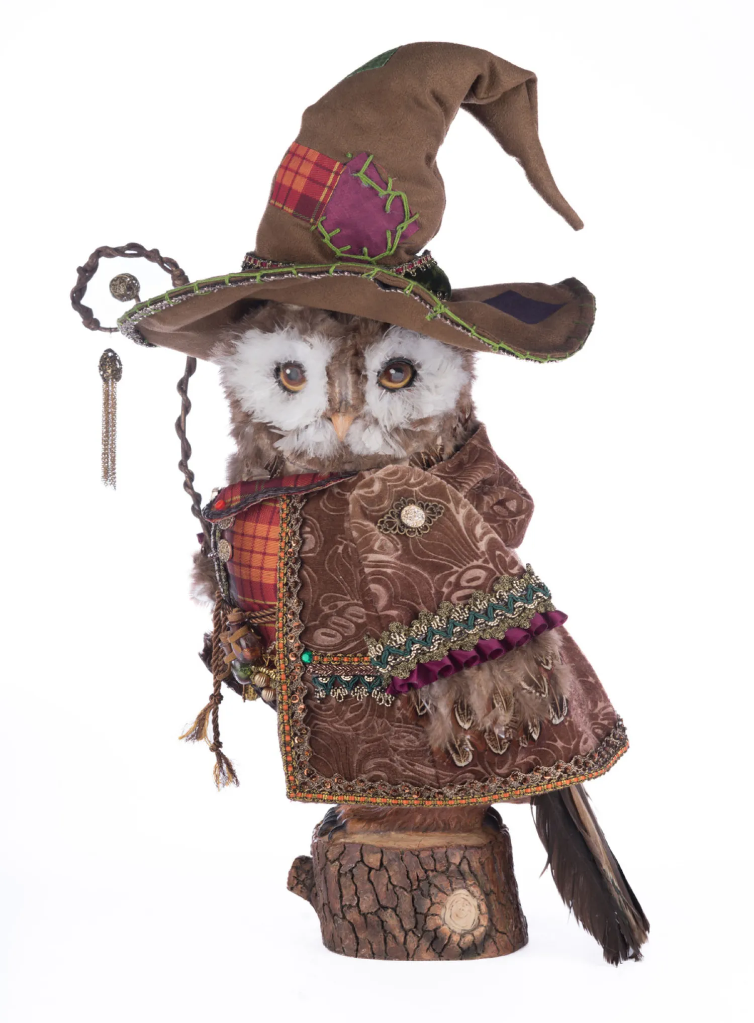 Sale The Jolly Christmas Shop Katherine's Collection 20" Octavius The Owl Warlock Halloween Decoration 28-428175