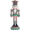 Clearance The Jolly Christmas Shop Katherine's Collection 19" Peppermint Palace Nutcracker Figure 28-328819