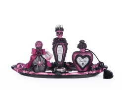New The Jolly Christmas Shop Katherine's Collection 7.25" Pink Passion Vanity Tray With Bottles Set Halloween Decoration 28-428154