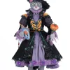 New The Jolly Christmas Shop Katherine's Collection 25" Purr-L Blacktail Witch Cat Halloween Decoration 28-428185