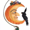 Clearance The Jolly Christmas Shop Katherine's Collection 27.5" Pumpkin Moon Witch Wall Piece Or Tabletop Halloween Decoration 28-428195