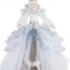 New The Jolly Christmas Shop Katherine's Collection 20" Queen Crystalline Cloche And Doll Christmas Decoration 28-428291