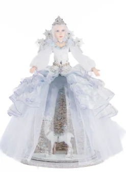 New The Jolly Christmas Shop Katherine's Collection 20" Queen Crystalline Cloche And Doll Christmas Decoration 28-428291