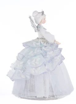 New The Jolly Christmas Shop Katherine's Collection 20" Queen Crystalline Cloche And Doll Christmas Decoration 28-428291