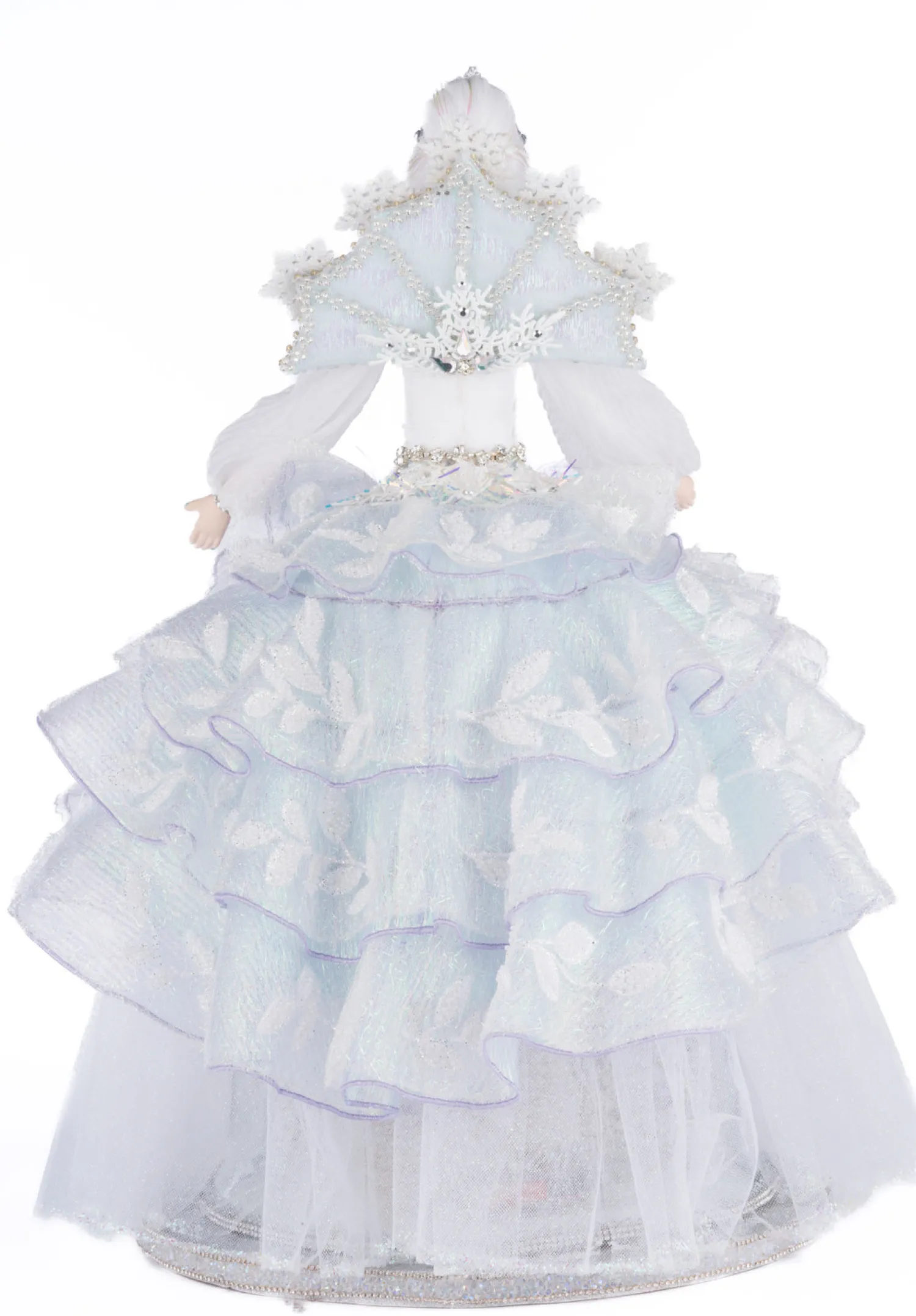 New The Jolly Christmas Shop Katherine's Collection 20" Queen Crystalline Cloche And Doll Christmas Decoration 28-428291