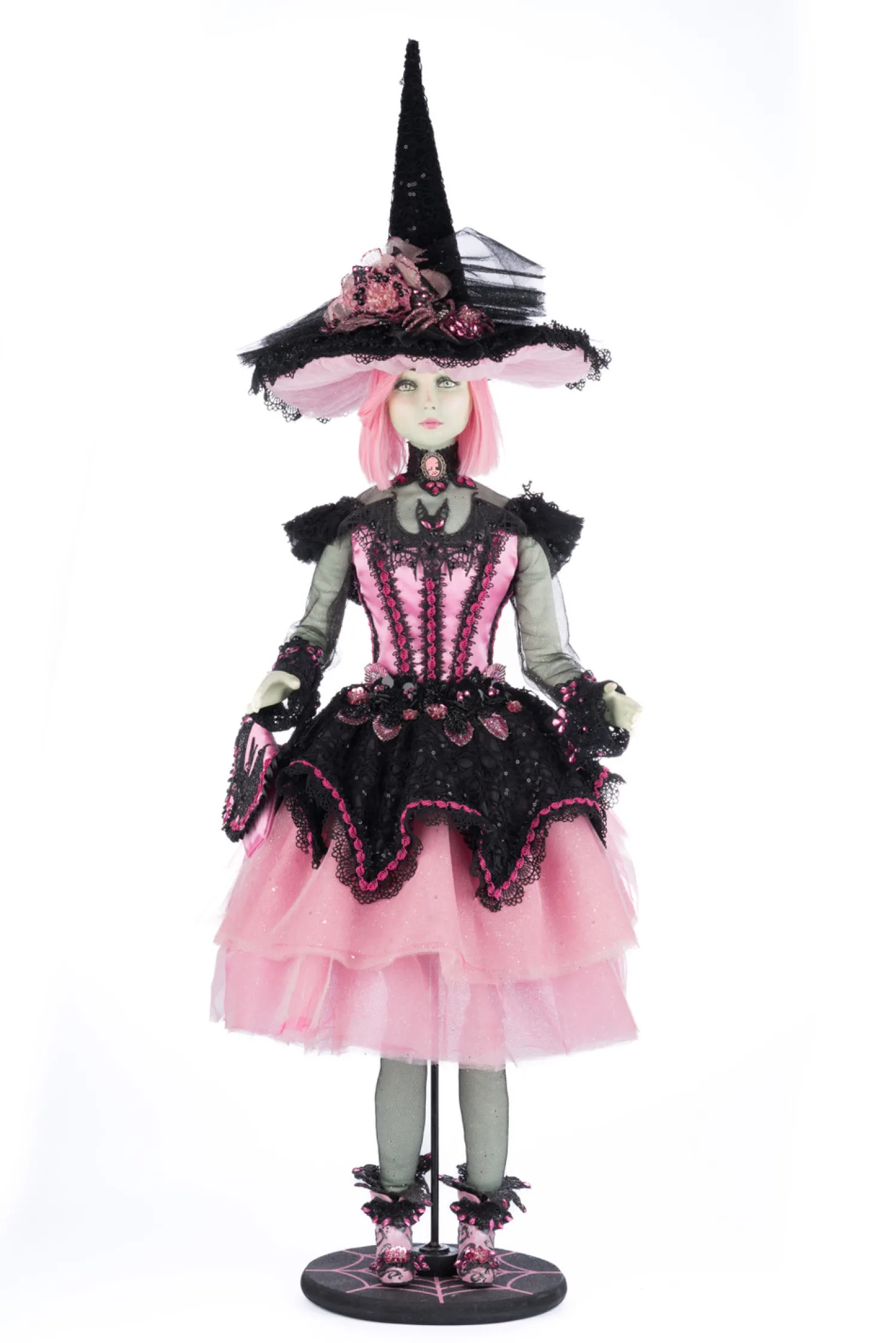 Online The Jolly Christmas Shop Katherine's Collection 41.5" Rosalie Blackthorn Witch Halloween Doll 28-428140