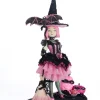 Clearance The Jolly Christmas Shop Katherine's Collection 14.75" Rosalie Blackthorne Pink Tabletop Witch Halloween Decoration 28-428510