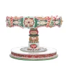 New The Jolly Christmas Shop Katherine's Collection 12" Seasoned Greetings Christmas Cake Stand 28-328048