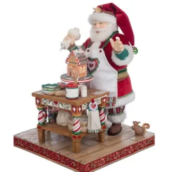 Sale The Jolly Christmas Shop Katherine's Collection 18" Seasoned Greetings Santa Baking For Christmas Figure 28-328739