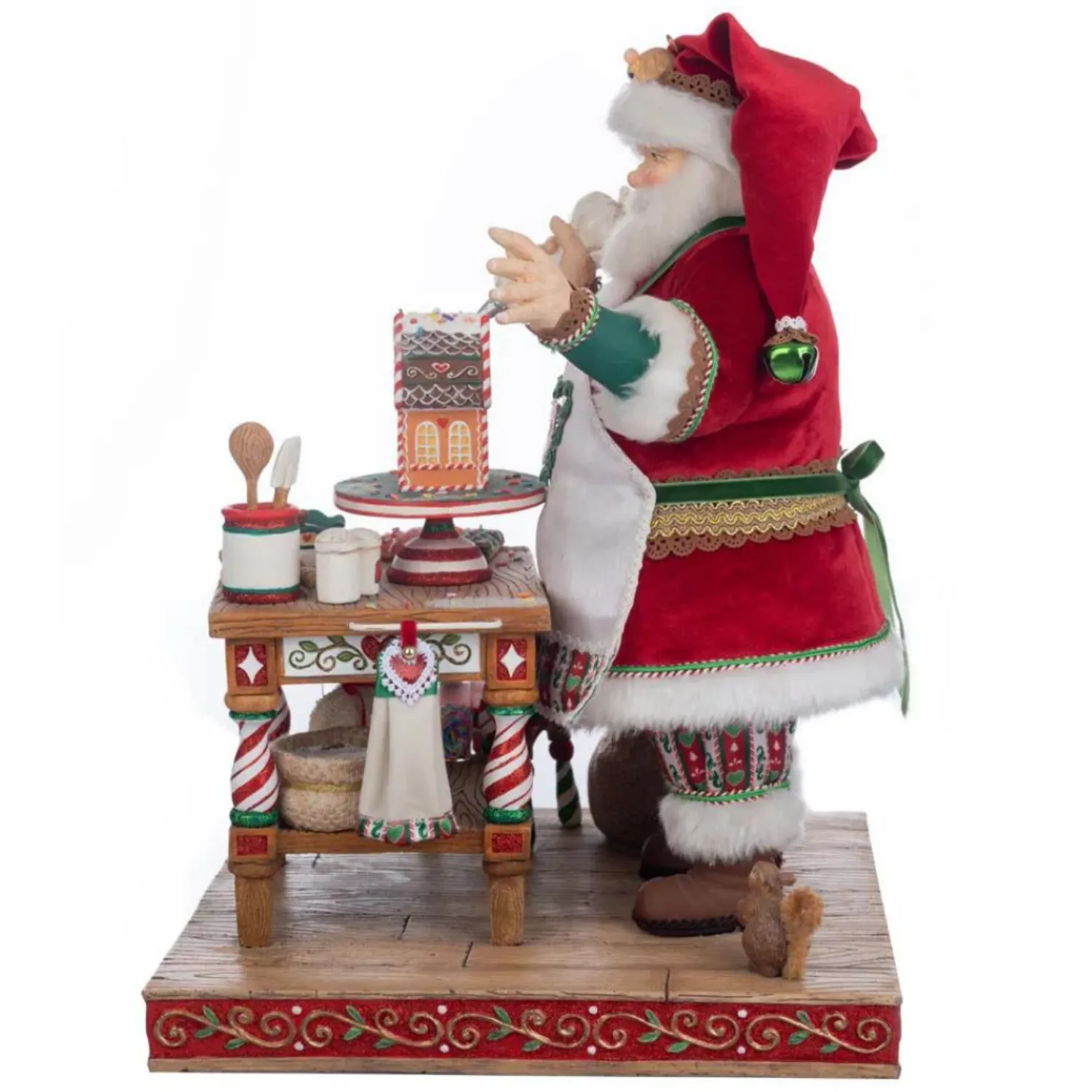 Sale The Jolly Christmas Shop Katherine's Collection 18" Seasoned Greetings Santa Baking For Christmas Figure 28-328739