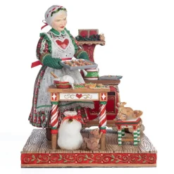 Discount The Jolly Christmas Shop Katherine's Collection 18" Seasoned Greetings Mrs Claus Baking For Christmas Figure 28-328740