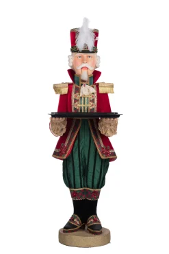 The Jolly Christmas Shop Katherine's Collection 47.5" Serving Magic Red And Green Nutcracker Christmas Decoration 28-428589