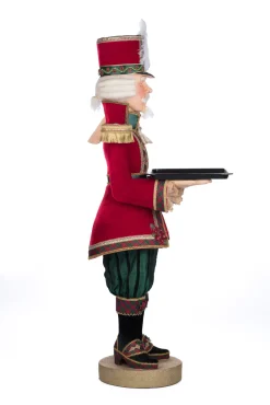 The Jolly Christmas Shop Katherine's Collection 47.5" Serving Magic Red And Green Nutcracker Christmas Decoration 28-428589