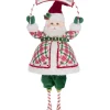 New The Jolly Christmas Shop Katherine's Collection 14.75" Silly Santa With Sign Christmas Decoration 28-428344