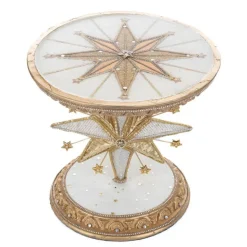 Clearance The Jolly Christmas Shop Katherine's Collection 10.75" Starry Nights Bethlehem Star Cake Stand 28-328020
