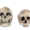 Discount The Jolly Christmas Shop Katherine's Collection 8.5" Tabletop Jewel Encrusted Skull Figures Set Of 2 Halloween Decoration 28-428214