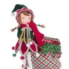 Online The Jolly Christmas Shop Katherine's Collection 12.5" Winter Snowdrop Elf With Bag Christmas Decoration 28-428412