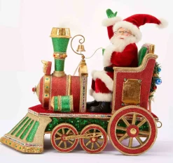 The Jolly Christmas Shop Katherine's Collection Toy Land Santa Train Christmas Figure 28-028765