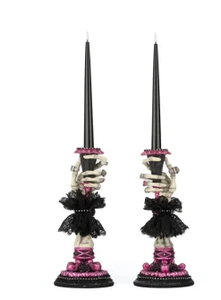 Online The Jolly Christmas Shop Katherine's Collections 21.5" Skeleton Hand Candle Sticks Set Of 2 Halloween Decoration 28-428145