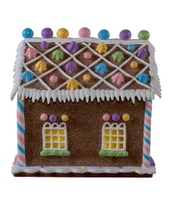 Discount The Jolly Christmas Shop Kurt Adler 8. Battery Operated LED Lighted Gingerbread Bubblegum Factory JEL1415