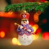 Outlet The Jolly Christmas Shop Kurt Adler 6" Bellissimo Band Leader Snowman Glass Christmas Ornament BELL0042