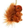 Sale The Jolly Christmas Shop Kurt Adler 2.36" Flocked Red Squirrel Christmas Ornament TD1768