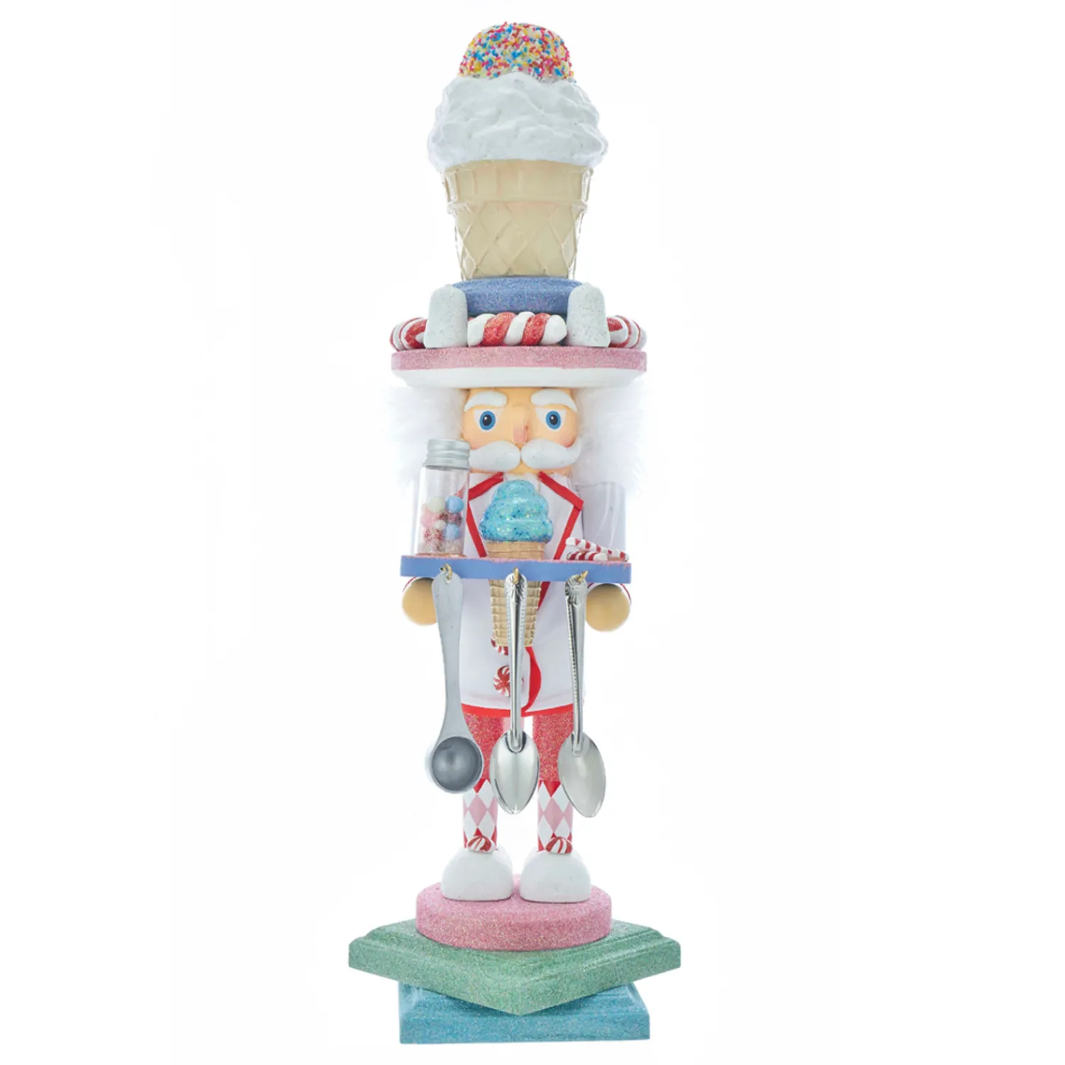 Online The Jolly Christmas Shop Kurt Adler 19" Hollywood Nutcrackers Ice Cream Nutcracker Christmas Figure HA0404