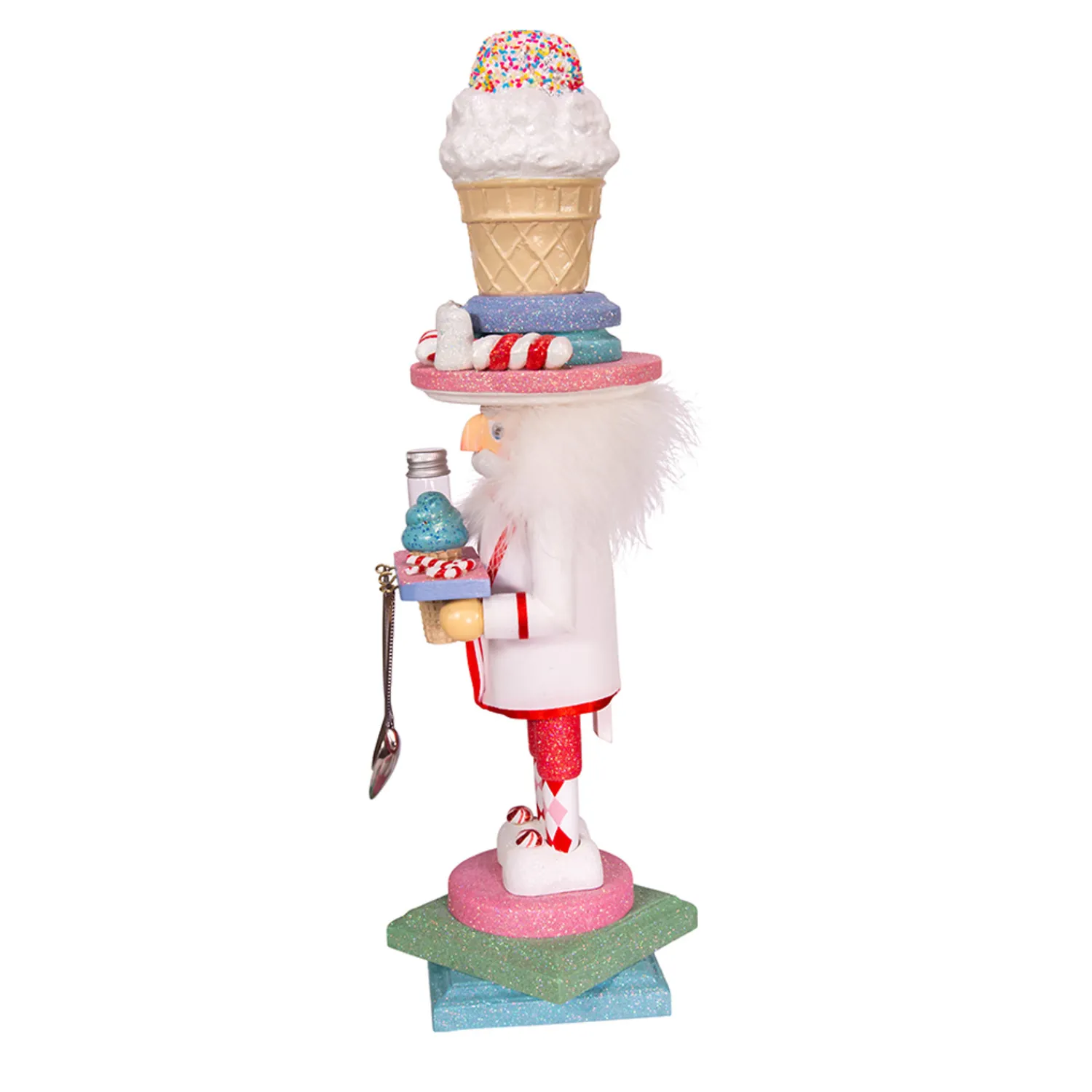 Online The Jolly Christmas Shop Kurt Adler 19" Hollywood Nutcrackers Ice Cream Nutcracker Christmas Figure HA0404