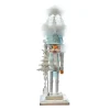 Clearance The Jolly Christmas Shop Kurt Adler 20" Hollywood Nutcrackers Lighted Animated Musical White Soldier Water Globe Hat Nutcracker HA0729