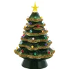 Online The Jolly Christmas Shop Kurt Adler 12" Light Up Ceramic Christmas Tree With Gold Glittered Tips JEL0810