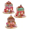 Discount The Jolly Christmas Shop Kurt Adler 7.5" Light-Up Sugar Plum Shops Christmas Houses GBJ0028