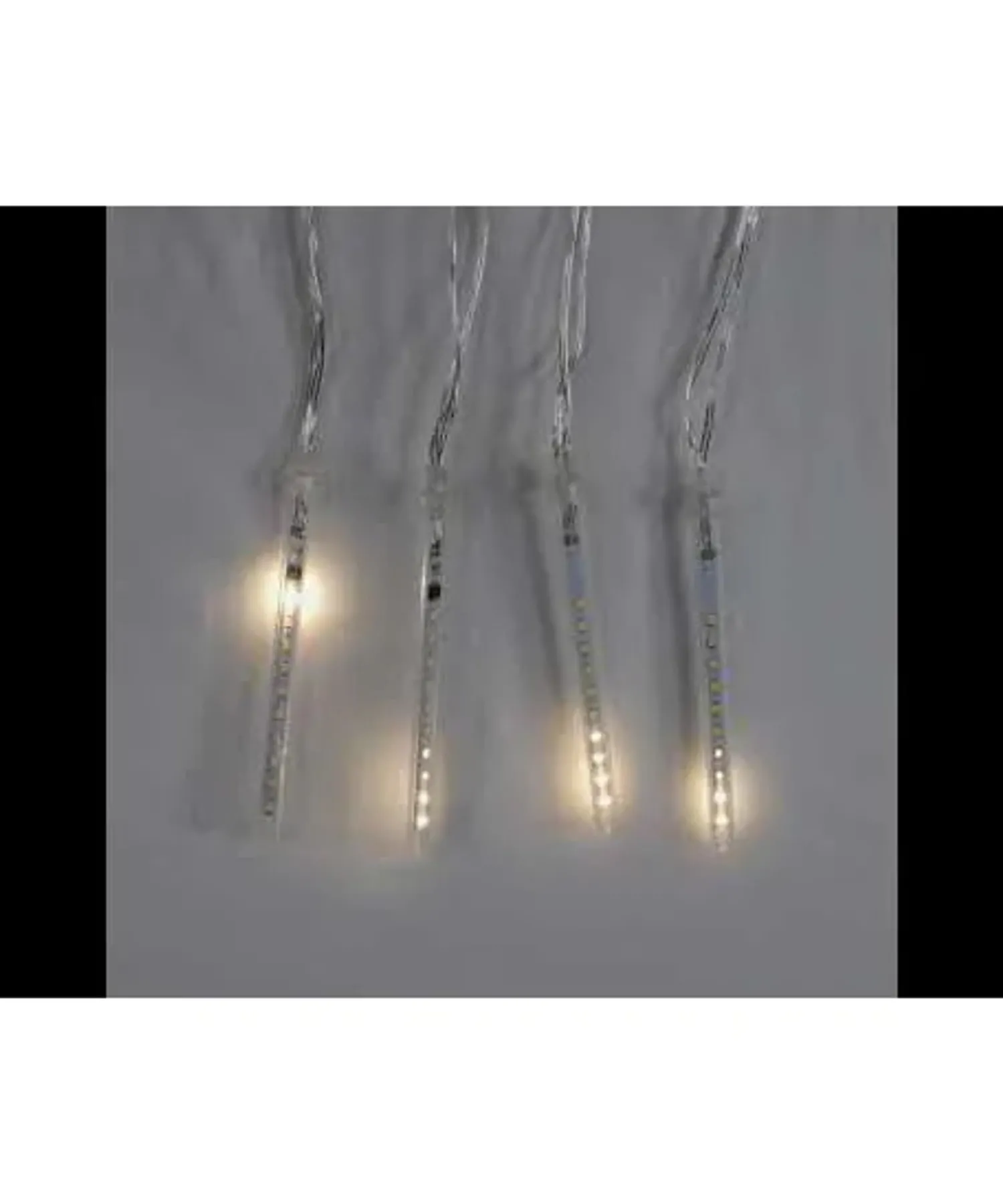 Discount The Jolly Christmas Shop Kurt Adler 32' Meteor Shower Cascading Snowfall 20 Pc LED Light Set AD1054