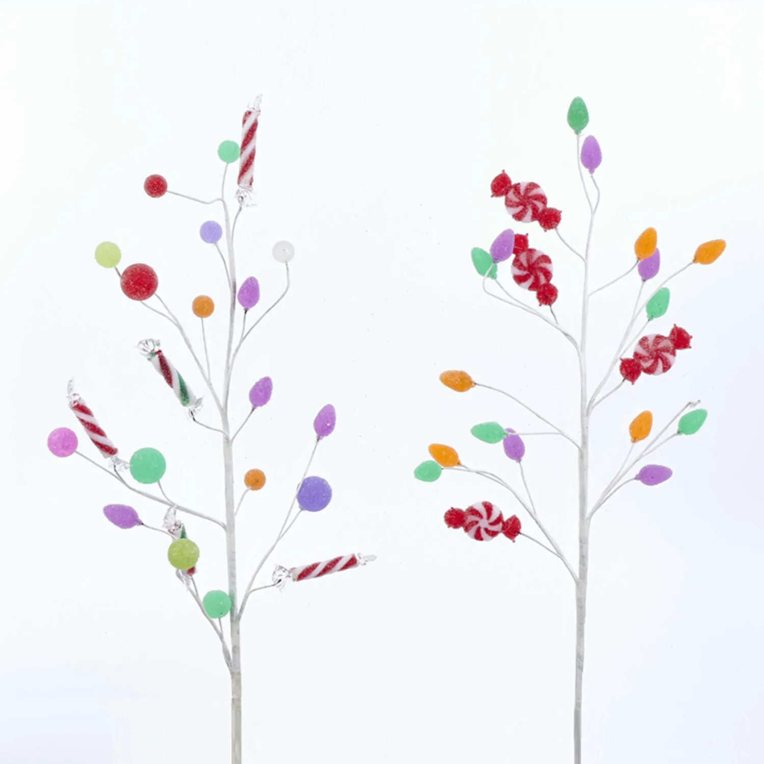 Best The Jolly Christmas Shop Kurt Adler 24" Multi Color Candy Christmas Pick D3000