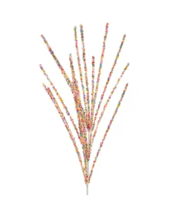 New The Jolly Christmas Shop Kurt Adler 29" Multicolor Sprinkles Bead Christmas Tree Spray C9583