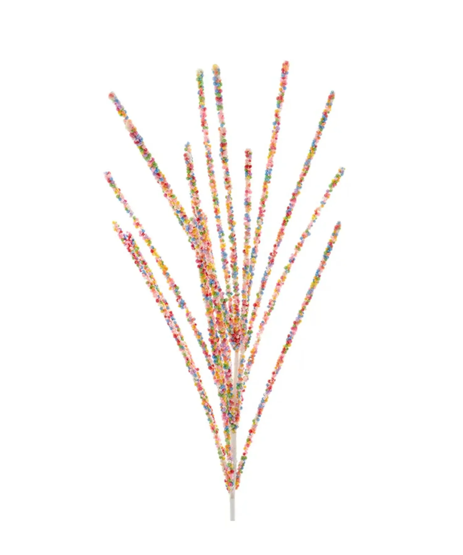 New The Jolly Christmas Shop Kurt Adler 29" Multicolor Sprinkles Bead Christmas Tree Spray C9583