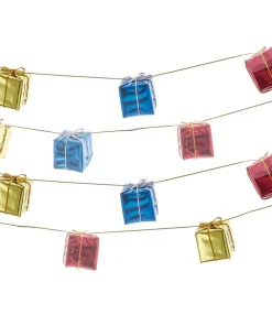 Clearance The Jolly Christmas Shop Kurt Adler 72" 11-Piece Present Christmas Tree Garland J5099