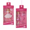 Clearance The Jolly Christmas Shop Kurt Adler 3.5" Pink Boxed Doll Christmas Ornament A2340