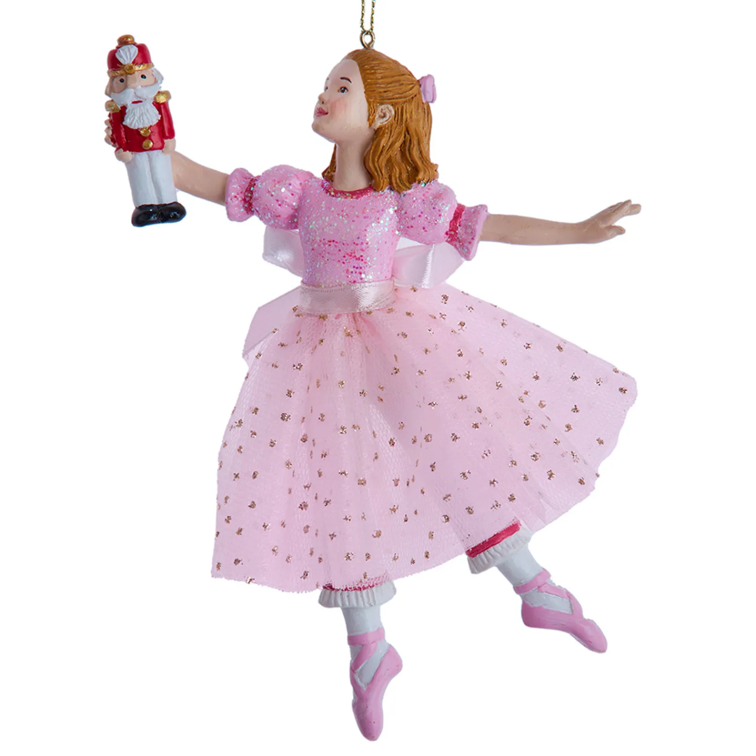Best The Jolly Christmas Shop Kurt Adler 6.75" Pink Clara Ballerina Christmas Ornament E0848